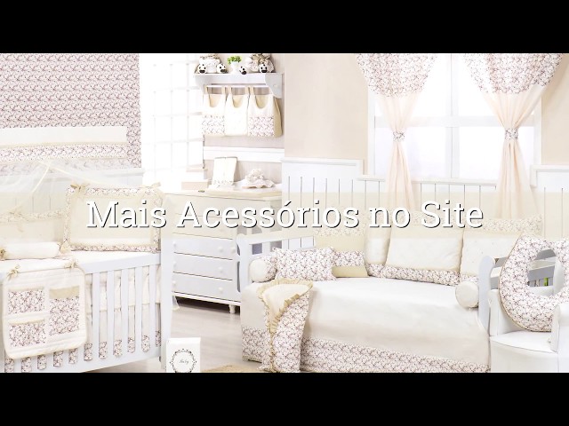 Kit Berço Carinha de Anjo Cáqui | Ref: 64003