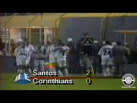 Santos 2 x 0 Corinthians - 10/05/1997 - Reportagem Manchete Esportiva - Eduardo Barazal