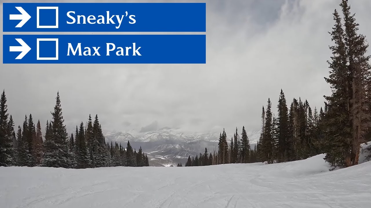 Sneaky's to Max Park — Snowmass 4K blue run
