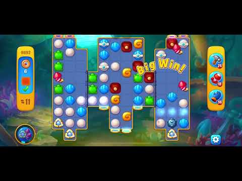 Fishdom Gameplay Level 9892 - No Booster