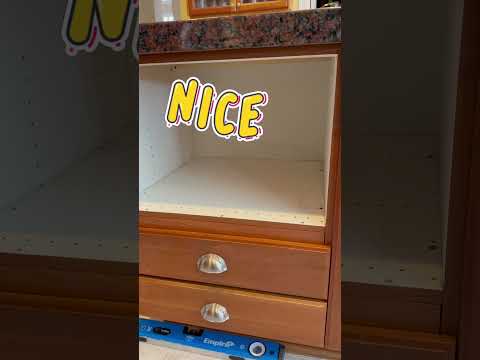 Install a microwave drawer #shortvideo  #short  #shorts