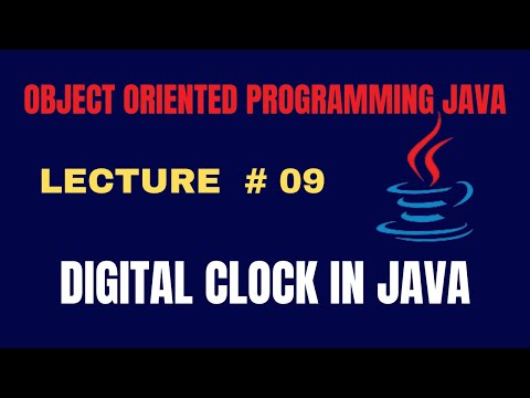 How To Create Digital Clock In Java Digital Clock Mini Project In Java Oop Using Java
