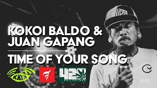 Kokoi Baldo and Juan Gapang - &quot;Time of Your Song&quot; by Matisyahu (Live w/ Lyrics) - Art Peace Music 7