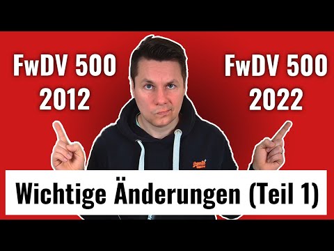 [Brandneu] ☢️ Die FwDV 500 (01/2022): Einheiten im ABC-Einsatz (Feuerwehr Teil 1 von 3)