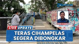 Tolak Direlokasi ke Bawah Flyover Pasupati, Pedagang Kaki Lima Ngeyel Jualan di Teras Cihampelas