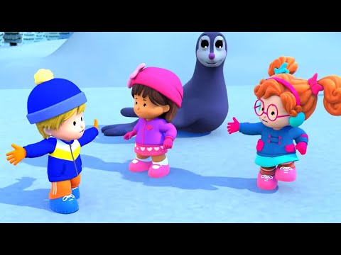 Fisher Price Little People ⭐Let's Play in the Snow ⭐New Season! ⭐Full Episodes ⭐Cartoons for Kids - Kids TV Series, Kingdom Kids Zone - Little People - Fisher Price