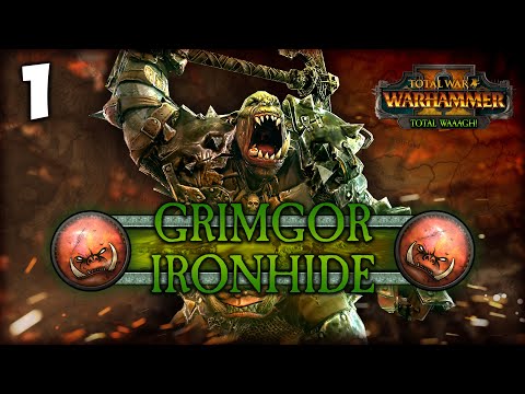 UNLEASHING TOTAL WAAAGH! Total War: Warhammer 2 - Grimgor Ironhide - Mortal Empires Campaign #1
