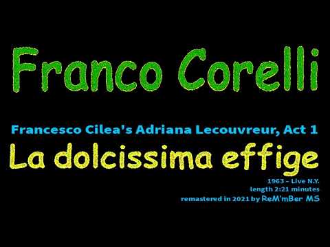 Franco Corelli-La dolcissima effige-Francesco Cilea's Adriana Lecouvreur, Act 1 (1963)