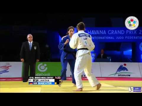 Judo 2016 Grand Prix Havana: Gjakova (IJF) - Waechter (GER) [-57kg] bronze