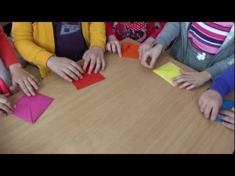 Trandafirul -Origami