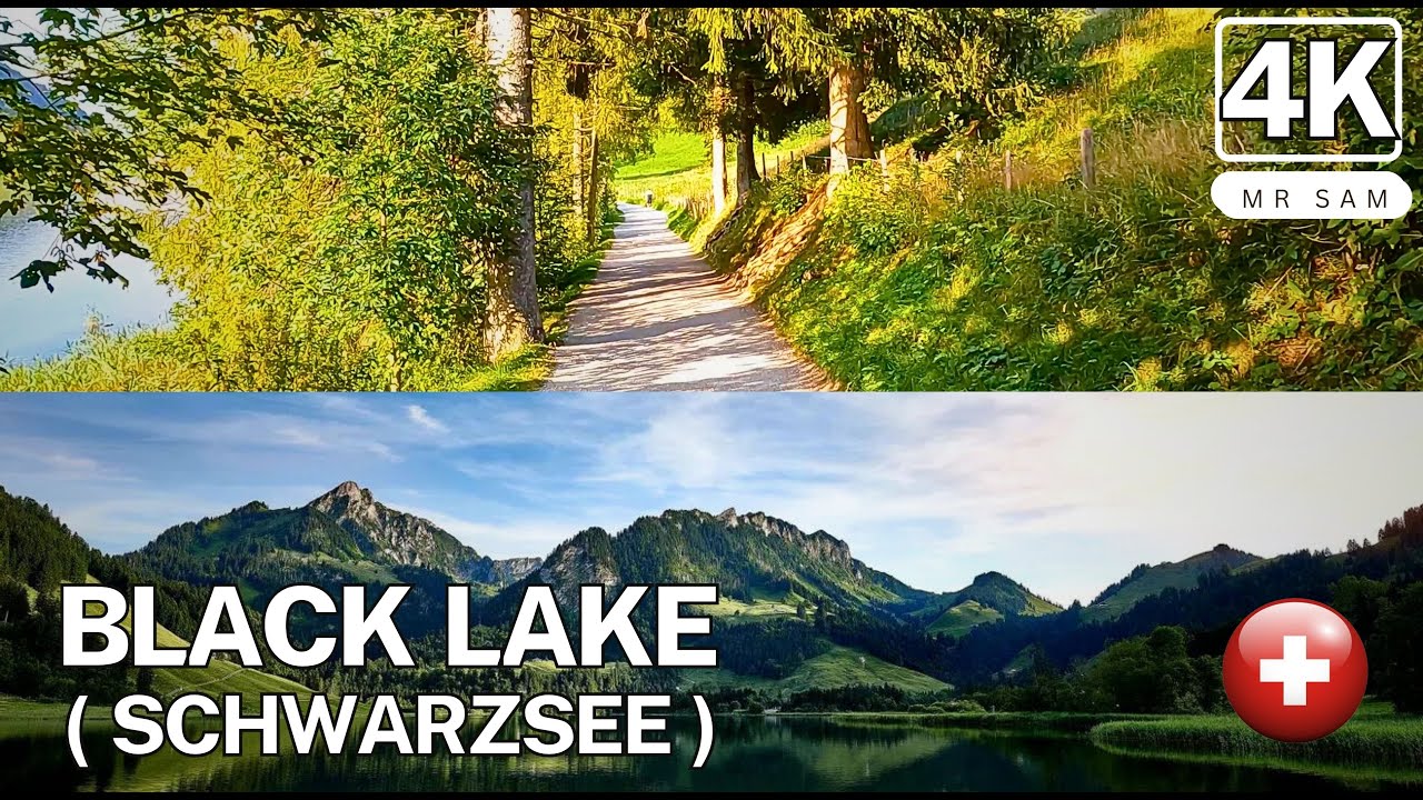 Embark on an enchanting walking tour around the serene Schwarzsee lake.