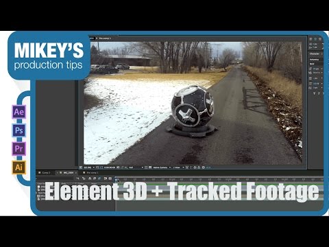 Element 3D + Tracked Footage