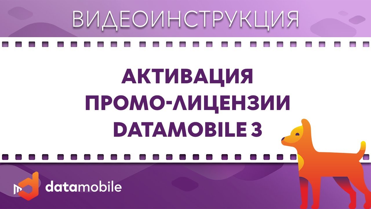 DataMobile 3: Активация Промо Лицензии на ТСД