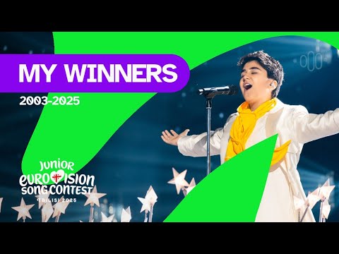 My Winner of Every Year - Junior Eurovision (2003-2025)