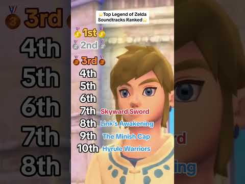 Top Legend of Zelda Soundtracks of all time 🔥 #shorts #zelda #soundtracks