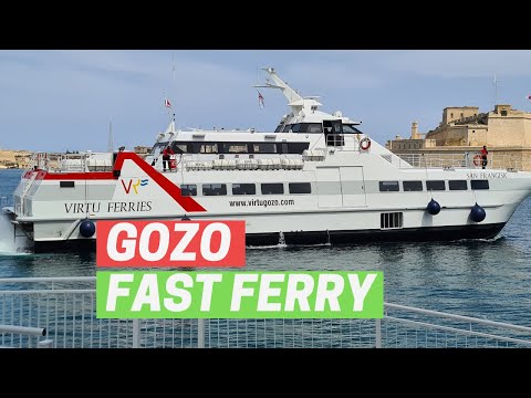 Fast Ferry Gozo Valletta : How To Get from Malta to Gozo in less than 45 minutes with Virtu Ferries