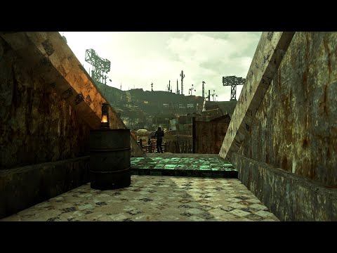 FALLOUT 4 Ultra Modded - A True Dystopian Diamond City Environment PART 2