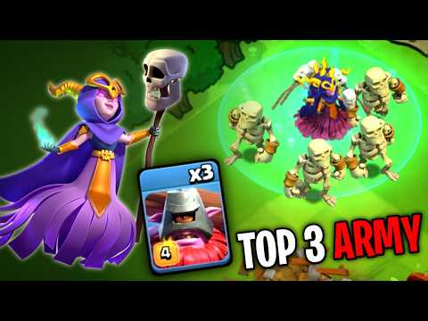 Top 3 Best Super Witch attack Strategy are Stronger in army clash of clans After Update!