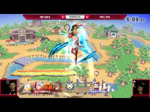 VS Weekly 6/1/17 - Winners R3 - Child (Bayonetta) vs T!TO (Diddy) - Smash 4
