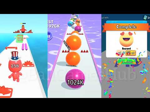 Ball Run 2048 Infinity ♾️ vs Man Runner 2048 🏃 vs Number Running | Ultimate 2048 Merge Race 🔢🔥