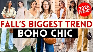 🔴BOHO CHIC! THE BIG TREND FOR FALL 2025 /WINTER 2026