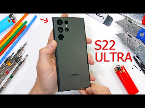 Galaxy S22 Ultra Durability Test - How does the New S-Pen Work?!