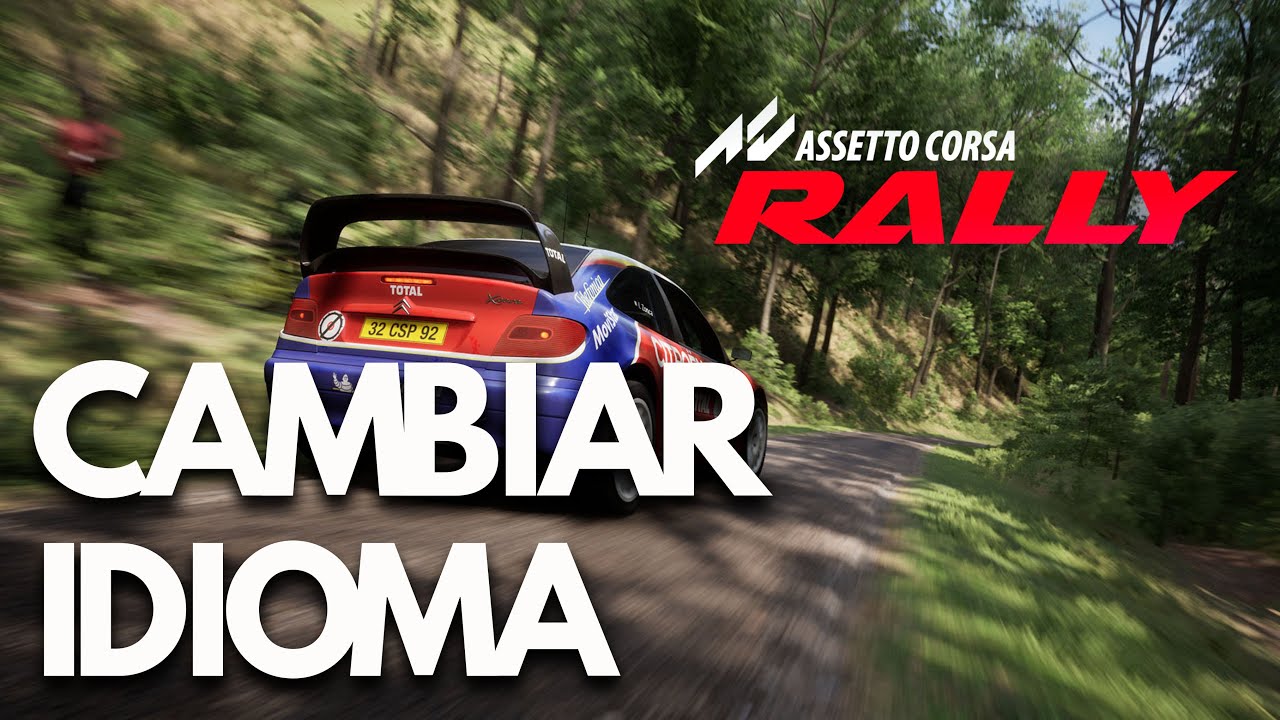 Como Cambiar el Idioma en Assetto Corsa Rally - Tutorial