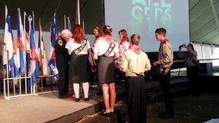 2013 Pathfinder Rally - Camporee Flag Colour Guard
