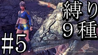 ９種の縛りでストーリークリア！【MHWI】#5