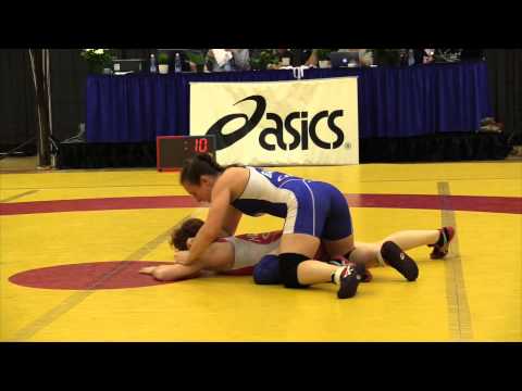 2014 World Team Trials: 58 kg Amber Maschke vs. Jazmyne Barker