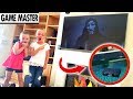 Game Master Hacks Our TV And Drops Mystery Box In Our Pool