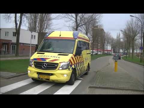 Compilatie ambulances in Krommenie laatste week december