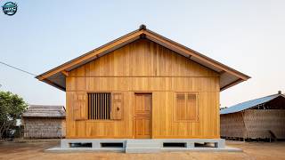 Transforming an Empty Lot into a Stunning Wooden House – Shocking!