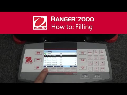 Jak skonfigurować funkcję dozowania w wadze OHAUS z serii Ranger 7000