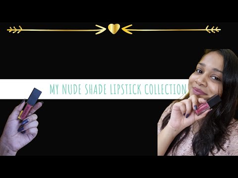 Nykaa Nude shade lipstick swatches