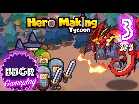Hero Making Tycoon - Review 3/5, Game Play Walkthrough No Commentary 3 - YouTube