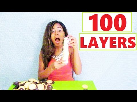 100 LAYERS OF COOKIES !!!