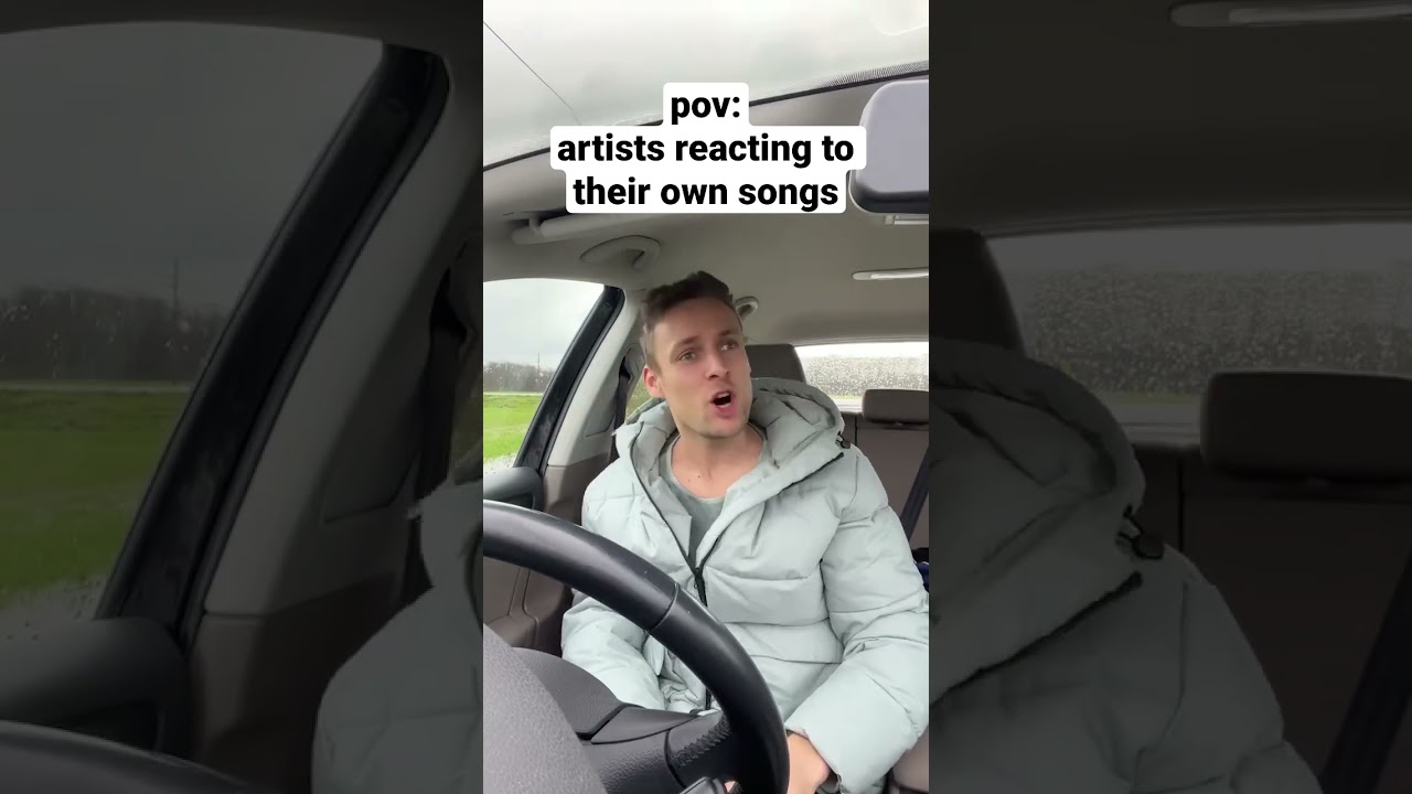 When artists react to their own music #shorts