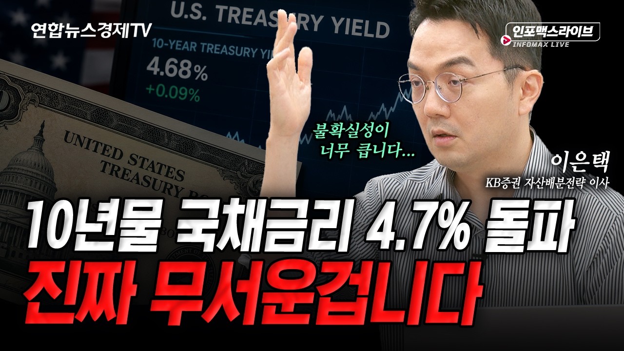 국채 금리가 말해주는 공포...불확실성이 너무 큽니다 (이은택) | 인포맥스라이브 260727