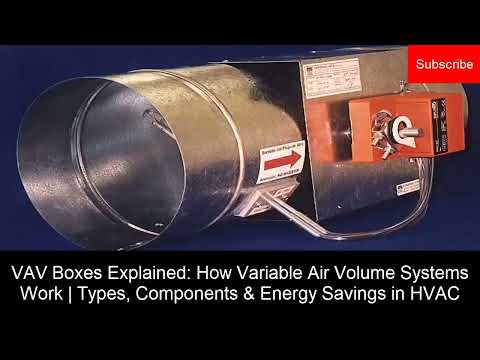 VAV Boxes Explained: How Variable Air Volume Systems Work Types, Components & Energy Savings in HVAC