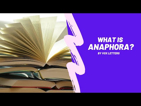 What is Anaphora? Definition & Examples of Anaphora