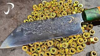Forging Nut Mosaic Damascus Pt 2