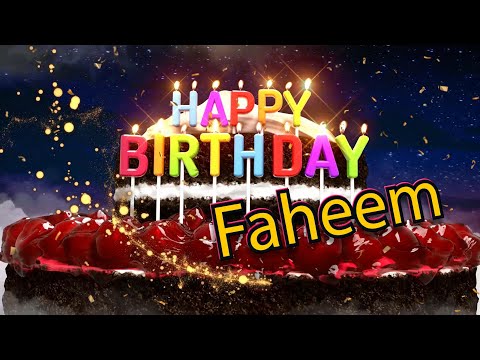 Happy Birthday Faheem!