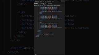 Building Calculator By Using HTML , CSS and JAVASCRIPT|| #calculator #webdevelopment #youtubeshorts