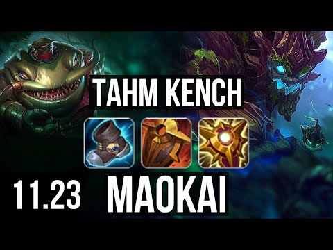 TAHM KENCH & Vayne vs MAOKAI & Jhin (SUP) | 1/1/9, 600+ games | KR Diamond | 11.23