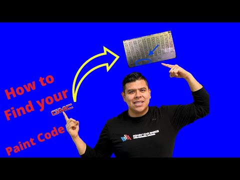 How to find your GMC PAINT CODE | Ready Car Paints