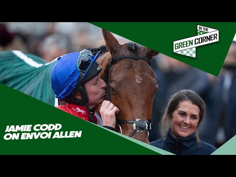 An emotional Jamie Codd after his win on Envoi Allen