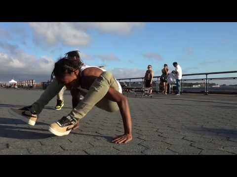 Bboy Tata and his boys cutting shapes to Jethro Heston