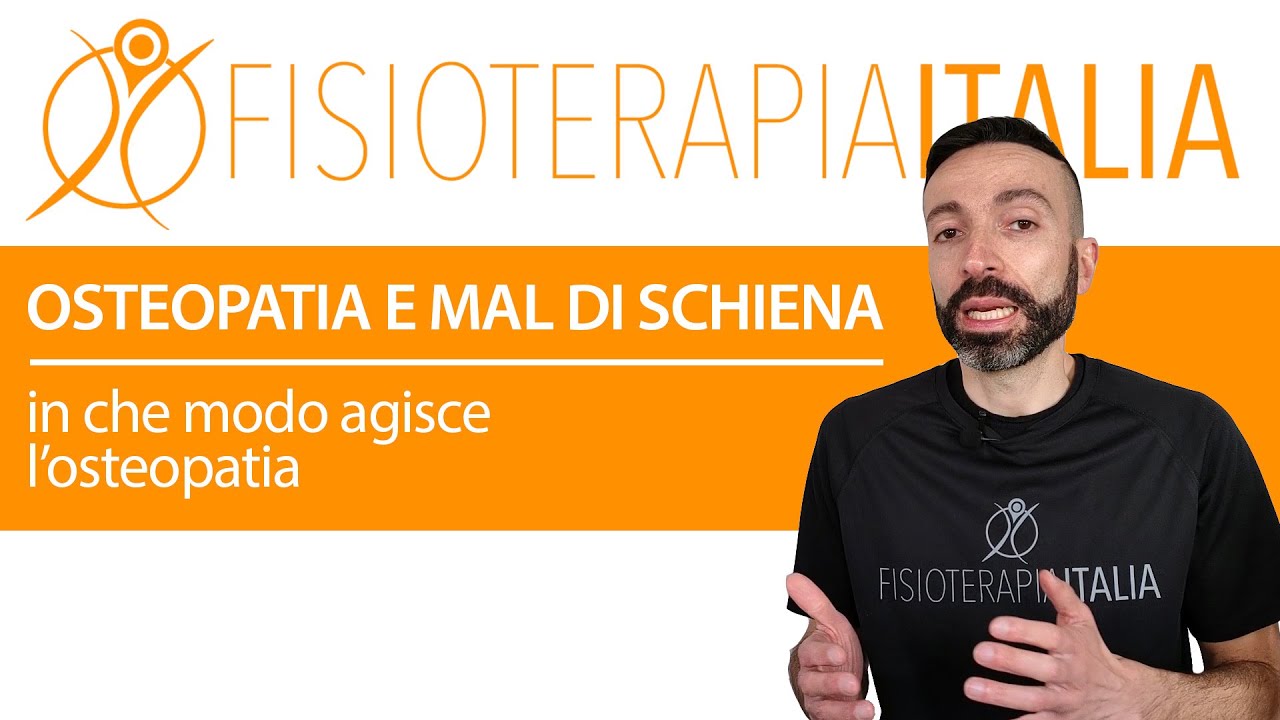 Mal di schiena e osteopatia