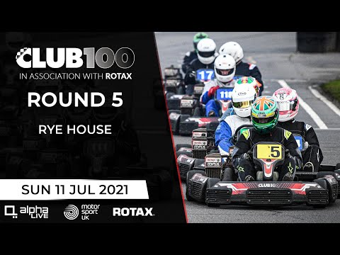 Club100 2021 Round 5 - LIVE from Rye House #Karting